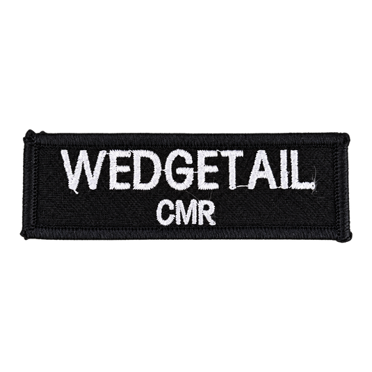 Custom Embroidered Police First Responder ILAV Style Name Tag 80 x 25 mm 2 Line