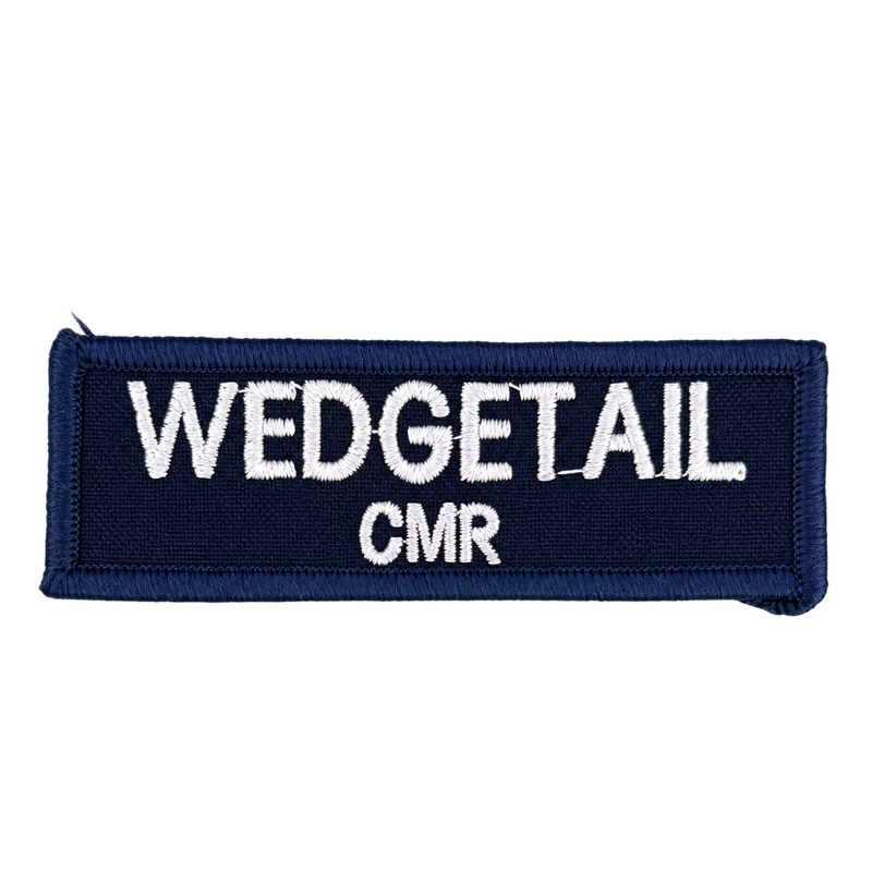 Load image into Gallery viewer, Custom Embroidered Police First Responder ILAV Style Name Tag 80 x 25 mm 2 Line
