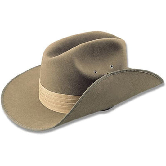 Akubra Australian Army Slouch Hat Fur Felt - Cadetshop