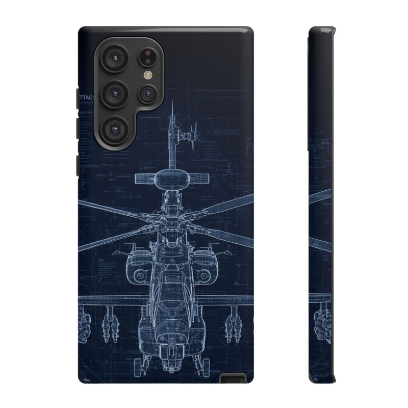 Load image into Gallery viewer, Apache Blue Print Phone Case Army Collection Samsung - Cadetshop
