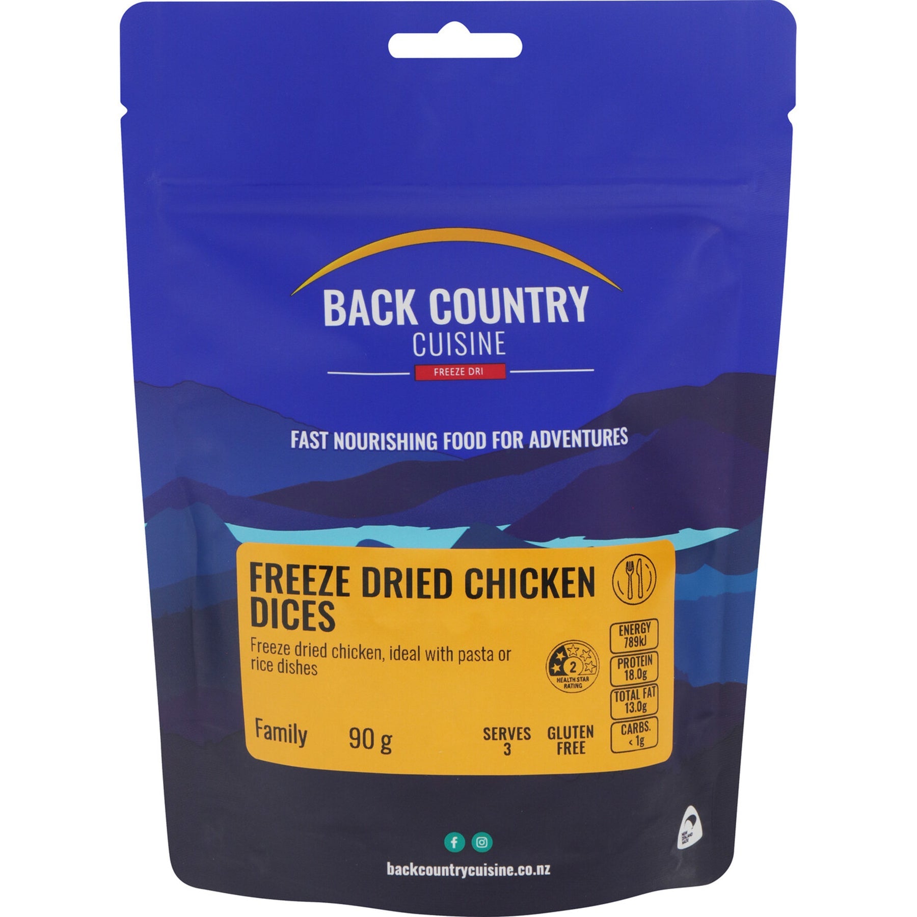 Back Country Cuisine Side Dish - Chicken Dices – Wedgetail Tactical