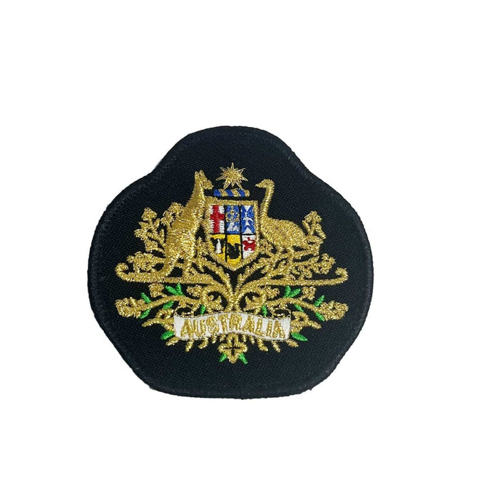 Australian Navy Australian Commonwealth Coat of Arms on Black - Cadetshop