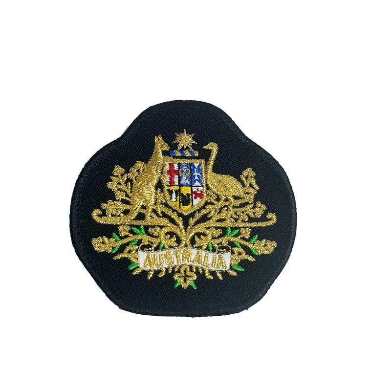 Load image into Gallery viewer, Australian Navy Australian Commonwealth Coat of Arms on Black - Cadetshop

