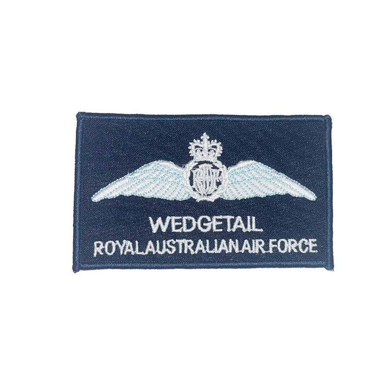 Load image into Gallery viewer, Custom Name Tag Pilot Air Force RAAF Pilot Wings Brevet - Cadetshop

