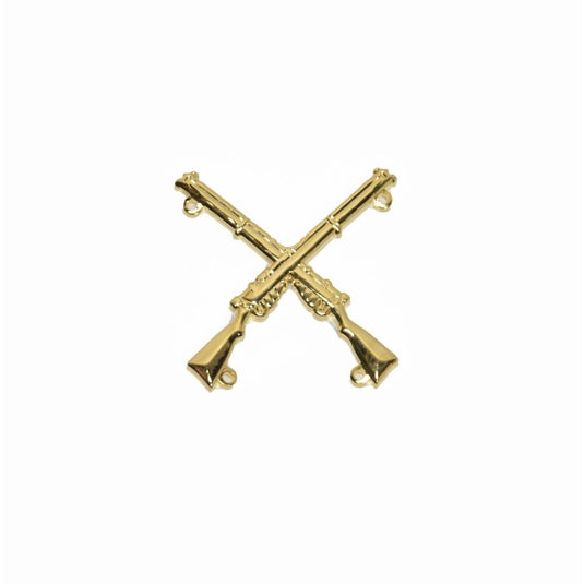 CHR Gold Plated Crossed Rifles - Cadetshop