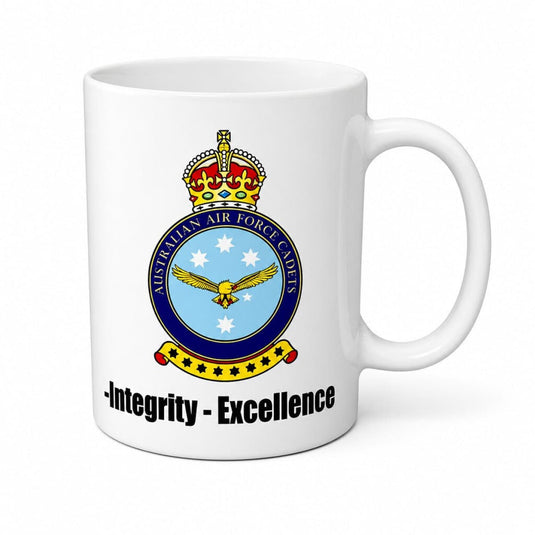 Coffee Mug Australian Air Force Cadets Values