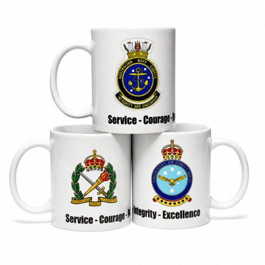 Coffee Mug Australian Navy Cadets Values
