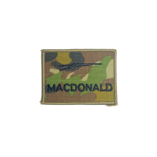 Custom Embroidered Personalised Name Patch Rifle AMCU - Cadetshop