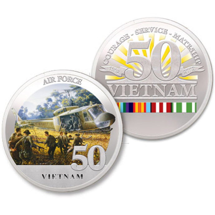 Air Force Vietnam 50th Ltd Edition Medallion - Cadetshop