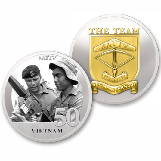 AATTV Vietnam 50th Ltd Edition Medallion - Cadetshop