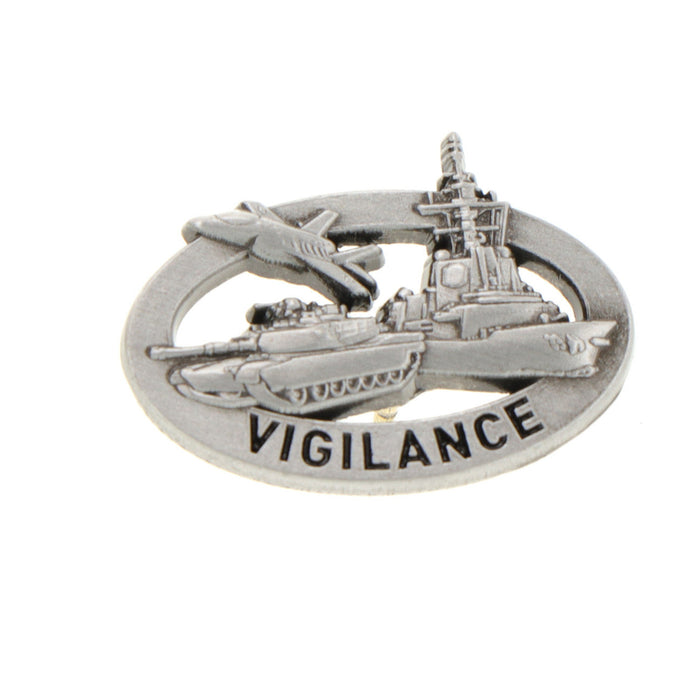 Vigilance Military Equipment Lapel Pin