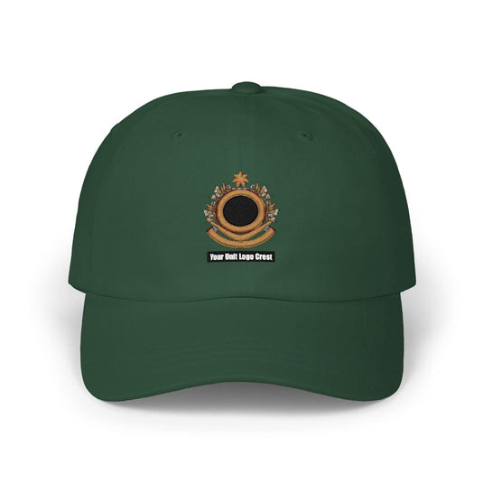 Embroidered Casual Cap Custom Unit Logo Crest - Cadetshop