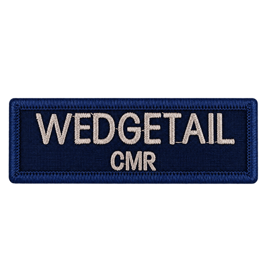 Custom Embroidered Police First Responder ILAV Style Name Tag 80 x 25 mm 2 Line