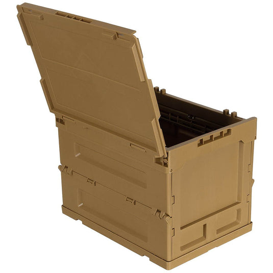 Fold Down Storage Box 20L Khaki - Cadetshop