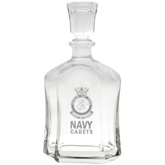 Glass Decanter Australian Navy Cadets ANC - Cadetshop