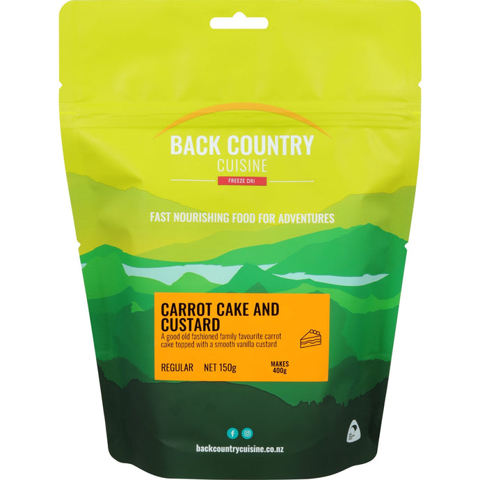 Back Country Cuisine Dessert Carrot Cake and Custard - Cadetshop