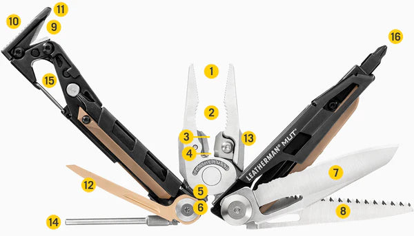 Load image into Gallery viewer, Leatherman Multi-Tool MUT Military Equipment Tool 16 Tools - Cadetshop
