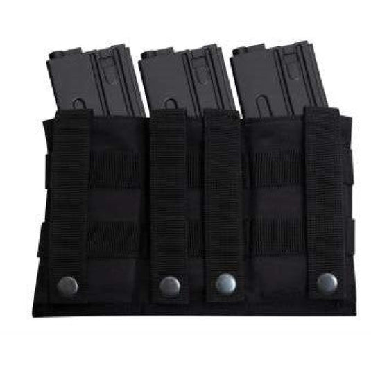 Lightweight 3 Mag Elastic Retention Pouch - Cadetshop