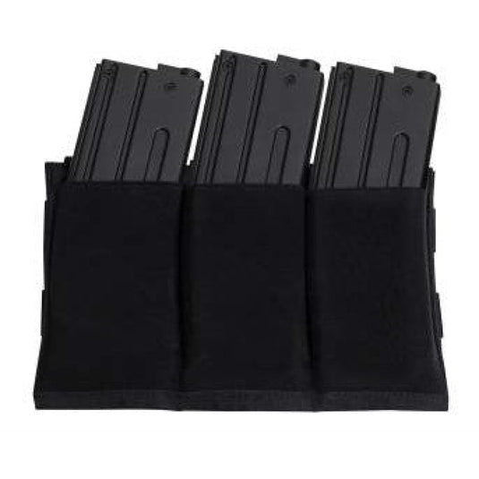 Lightweight 3 Mag Elastic Retention Pouch - Cadetshop