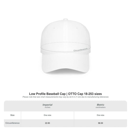 Low Profile Baseball Cap Custom Unit Crest Logo - Cadetshop