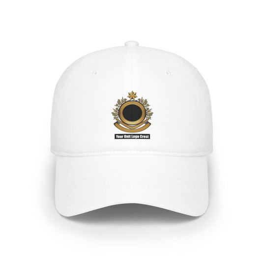 Low Profile Baseball Cap Custom Unit Crest Logo - Cadetshop