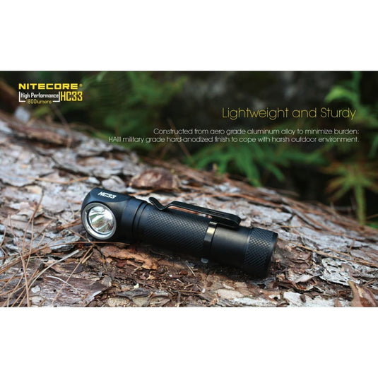 Nitecore HC33 1800 Lumens with Charger - Cadetshop