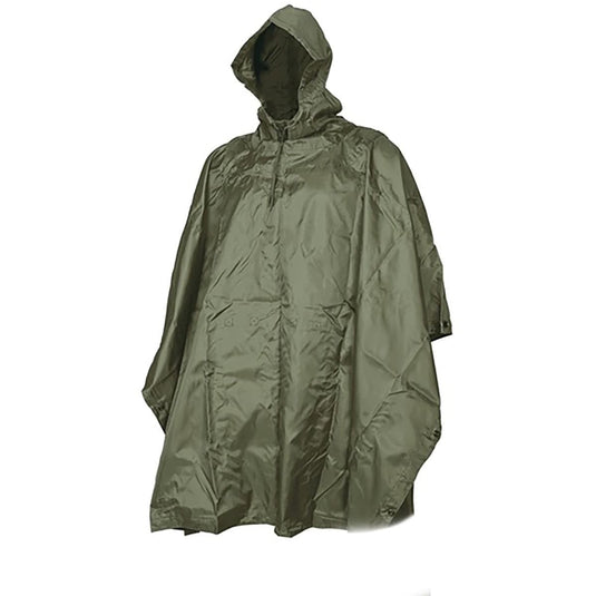 Nylon Wet Weather Poncho Raincoat 127cm x 203cm - Cadetshop