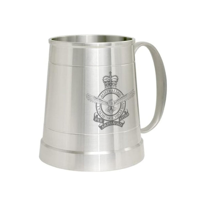 Pewter Tankard Royal Australian Air Force RAAF Engraved - Cadetshop