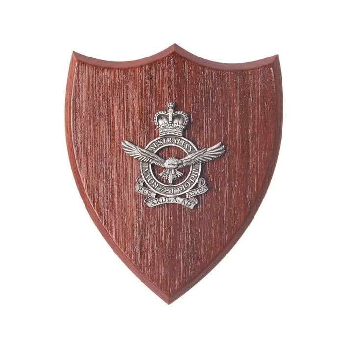 Presentation Plaque Royal Australian Air Force RAAF Plaque Small Pewter - Cadetshop
