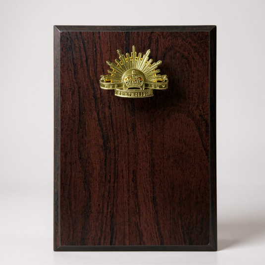 Custom Presentation Plaque Rising Sun 140mm - Cadetshop