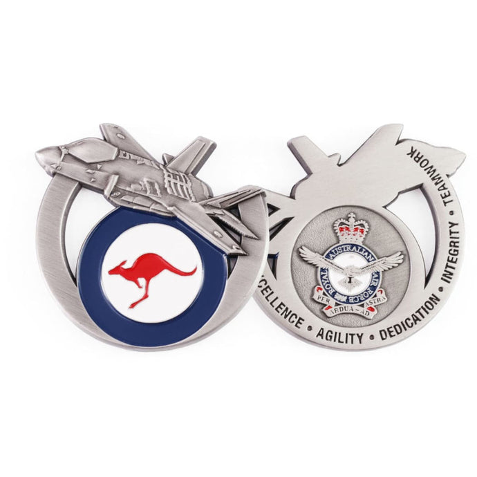 Royal Australian Air Force RAAF Cutout Medallion Coin - Cadetshop