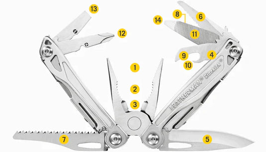 Leatherman Multi-Tool Sidekick 14 Tools - Cadetshop