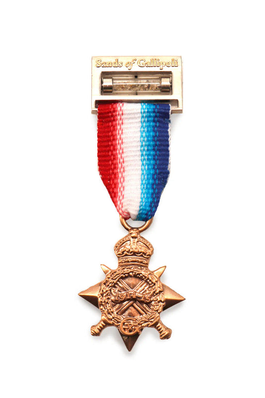 1914-15 Star Miniature Medal "Sands of Gallipoli" - Cadetshop