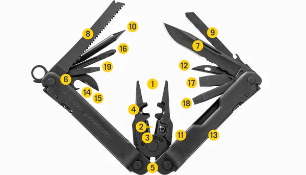 Load image into Gallery viewer, Leatherman Multi-Tool Supertool 300 EOD 19 Tools - Cadetshop
