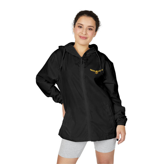 Unisex Full-Zip Windbreaker Jacket Leadership Eagle Air Force Collection
