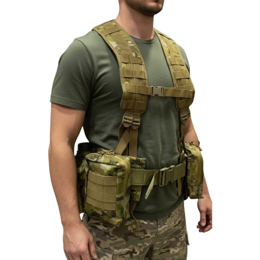 Webbing Set AMC Military Load Bearing Carry System S/M
